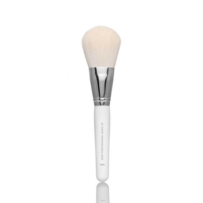 Powder Brush Large W01 (Bristle: Nylon with Natural Bristle Imitation)